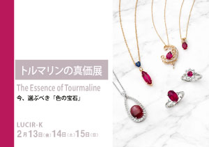 2026年2月13～15日　トルマリンの真価展